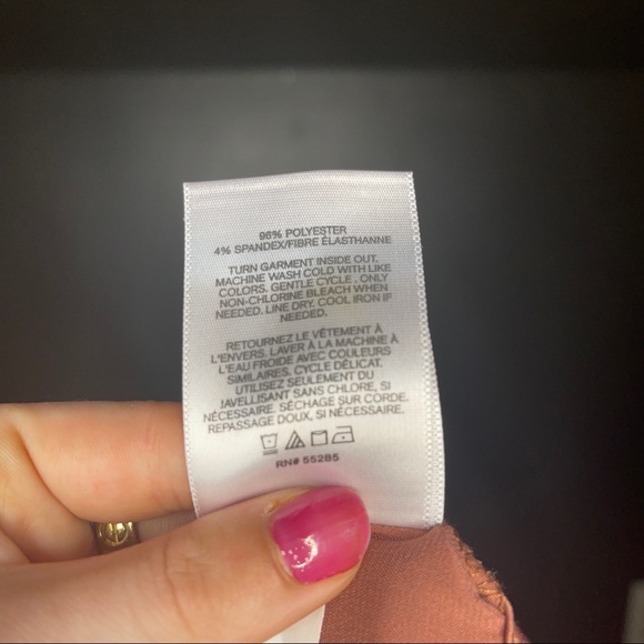 EXPRESS ROSE GOLD BLOUSE - Picture 7 of 9